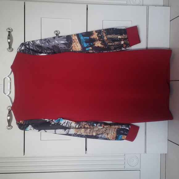 S/M Long Sleeve Fitted Mini Dress - Picture 3 of 4